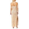 image:imageAidan by Aidan Mattox Womens Embroidered Lace GownBlush