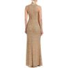 image:imageAidan by Aidan Mattox Womens Sleeveless Beaded V Neck Gown Light Gold 0