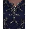 image:imagePapell Studio Womens Beaded Chiffon Long DressLight NavyGunmetal