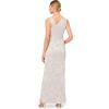 image:imageWomens Pleated Foil Mermaid GownSilver