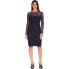 image:imageAdrianna Papell Short Beaded Dress DressNavyBlack