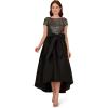 image:imageAdrianna Papell Womens Sequin HighLow DressBlackGunmetal