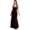 image:imageAdrianna Papell Womens Velvet Flounce Hem GownBeyond Moss