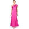 image:imageAidan Mattox Womens One Shoulder Aline GownMagenta
