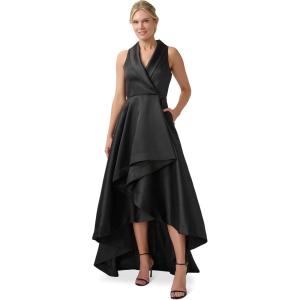 image:imageAdrianna Papell Womens Tuxedo High Low GownBlack