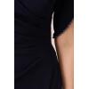 image:imageAdrianna Papell Womens Pearl Trim Knit Crepe GownMidnight