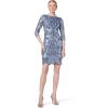 image:imageWomens All Over Sequin DressDusty Blue