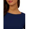 image:imageAdrianna Papell Knit Crepe Tiered Sleeve DressNavy Sateen