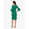 image:imageAdrianna Papell Knit Crepe Tiered Sleeve DressRadiant Emerald