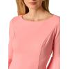 image:imageAdrianna Papell Knit Crepe Tiered Sleeve DressSoft Coral
