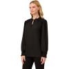 image:imageAdrianna Papell Womens Aed Ruffle Tie TopBlack
