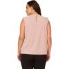 image:imageAdrianna Papell Womens Smocked Ruffle TopChampagne Small Dot