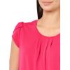 image:imageAdrianna Papell Womens Tulip Sleeve Knit TopBright Pink