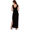 image:imageAdrianna Papell Womens Beaded Shoulder GownBlack