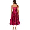 image:imageAdrianna Papell Womens Rose Jacquard Ankle DressPink Multi