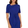 image:imageAdrianna Papell Asymmetrical Short Dress Royal Sapphire