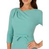 image:imageAdrianna Papell Drape Neck Sheath MIDI DressSmoky Jade