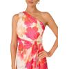 image:imageAdrianna Papell ONE Shoulder Chiffon Gown IvoryPink Multi 18