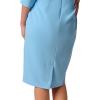 image:imageAdrianna Papell Tipped Crepe Tie DressWaterfallNavy Sateen