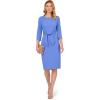 image:imageAdrianna Papell Womens Bow Sheath Dress with Three Quarter SleevesPrecious Peri