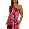 image:imageAdrianna Papell One Shoulder Chiffon GownBlackBerry