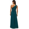 image:imageAdrianna Papell One Shoulder Chiffon GownHunter