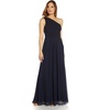 image:imageAdrianna Papell One Shoulder Chiffon GownMidnight