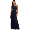 image:imageAdrianna Papell One Shoulder Chiffon GownMidnight