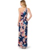 image:imageAdrianna Papell One Shoulder Chiffon GownNavyBlush
