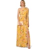 image:imageAdrianna Papell One Shoulder Chiffon GownYellow Multi