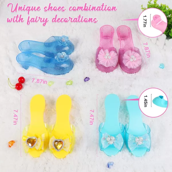 Meland Princess Dress Up Shoes  Princess Toys for Girls Age 3456 Year Old for Birthday Christmas GiftStylish Shoes