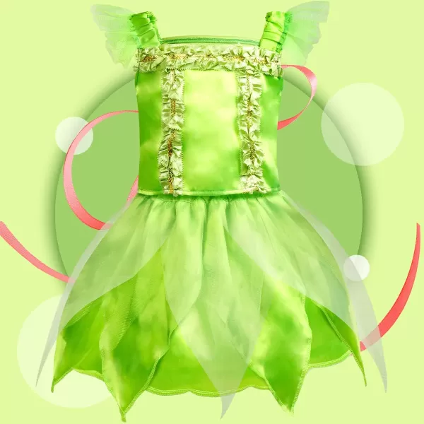 Meland Princess Dresses for Girls  Dress up Clothes for Little Girls  Princess Toys Gift Girls 38 Pretend PlayFairy