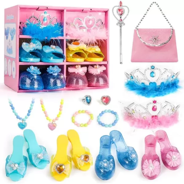 Meland Princess Dress Up Shoes  Princess Toys for Girls Age 3456 Year Old for Birthday Christmas GiftStylish Shoes