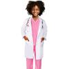 imageMeland Doctor Costume for Girls  Kids Scrubs with Lab Coat ampamp Carry Bag Doctor Dress Up for Halloween Career Day Role PlayPink