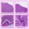 imageMeland Doctor Costume for Girls  Kids Scrubs with Lab Coat ampamp Carry Bag Doctor Dress Up for Halloween Career Day Role PlayPurple