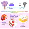 imageMeland Fuse Beads  24000pcs Fuse Beads Kit for Kids 24 Color 5MM Iron Beads Set with 4 Fluorescence Color 6 Pegboards  Craft Kits Gifts for Birthday Christmas11000PCS