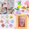 imageMeland Fuse Beads  24000pcs Fuse Beads Kit for Kids 24 Color 5MM Iron Beads Set with 4 Fluorescence Color 6 Pegboards  Craft Kits Gifts for Birthday Christmas24000PCS with Iron