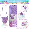 imageMeland Mermaid Dress  Little Mermaid Costume with Bag for Girls 38 Birthday GiftMermaid Dress