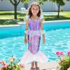 imageMeland Mermaid Dress  Little Mermaid Costume with Bag for Girls 38 Birthday GiftMermaid Dress