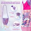 imageMeland Mermaid Dress  Little Mermaid Costume with Bag for Girls 38 Birthday GiftSequin Mermaid Dress
