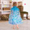 imageMeland Princess Dress Up for Girls 38 11Pcs Mermaid Cape with Crown Dress Up Clothes Birthday Gift Toys for Girls ToddlersBlue