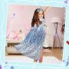imageMeland Princess Dress Up for Girls 38 11Pcs Mermaid Cape with Crown Dress Up Clothes Birthday Gift Toys for Girls ToddlersIce Blue