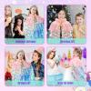imageMeland Princess Dress Up for Girls 38 11Pcs Mermaid Cape with Crown Dress Up Clothes Birthday Gift Toys for Girls ToddlersPink
