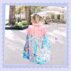 imageMeland Princess Dress Up for Girls 38 11Pcs Mermaid Cape with Crown Dress Up Clothes Birthday Gift Toys for Girls ToddlersPink