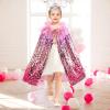 imageMeland Princess Dress Up for Girls 38 11Pcs Mermaid Cape with Crown Dress Up Clothes Birthday Gift Toys for Girls ToddlersRed