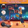 imageMeland Toddler Basketball Hoop Pink 4in1 Kids Basketball Hoop for Indoor Outdoor Play Tball Set with Baseball Pop Up Machine Girls Toys Birthday GiftBasketball Hoop with Electronic Scoreboard