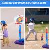imageMeland Toddler Basketball Hoop Pink 4in1 Kids Basketball Hoop for Indoor Outdoor Play Tball Set with Baseball Pop Up Machine Girls Toys Birthday GiftToddler Basketball Hoop with Tball Set