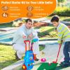imageMeland Toddler Golf Set  Kids Golf Club Set Toddler Kids Toys for 3 4 5 6 Years Old Boys Girls Birthday GiftBlue