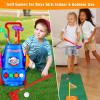 imageMeland Toddler Golf Set  Kids Golf Club Set Toddler Kids Toys for 3 4 5 6 Years Old Boys Girls Birthday GiftBlue