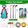 imageMeland Toddler Golf Set  Kids Golf Club Set Toddler Kids Toys for 3 4 5 6 Years Old Boys Girls Birthday GiftRed